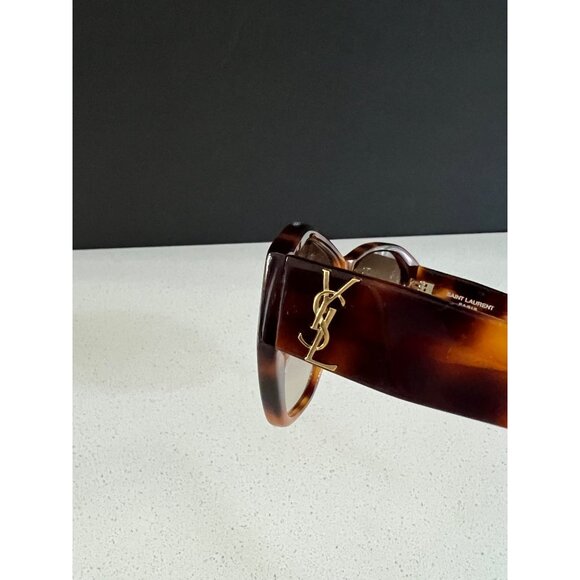 Saint Laurent SLM8 003 56mm havana brown Sunglasses - Picture 8 of 9